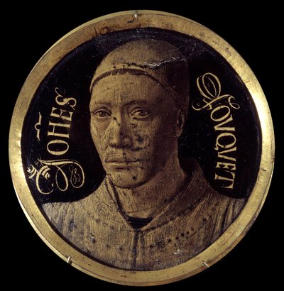Self-Portrait from the Diptych of Notre-Dame de Melun by Jean Fouquet