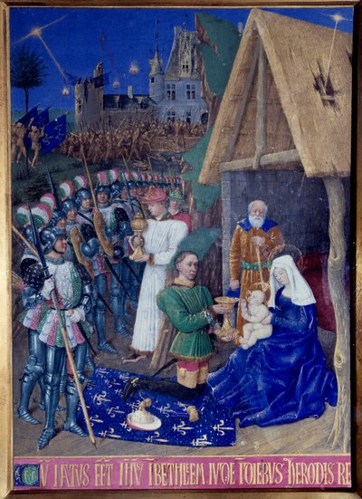 The Adoration of the Magi by Jean Fouquet