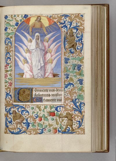 The Assumption of the Virgin Book of Hours by Jean Fouquet