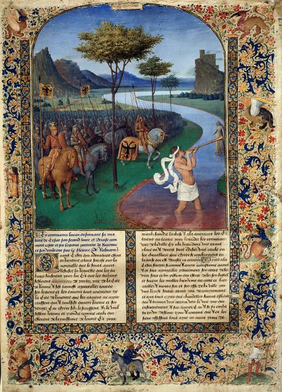 The Passage of Rubicon by Julius Caesar by Jean Fouquet