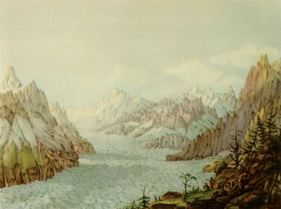 The Mer de Glace or Glacier des Bois, 1787, 1946 by Jean Francois Albanis de Beaumont
