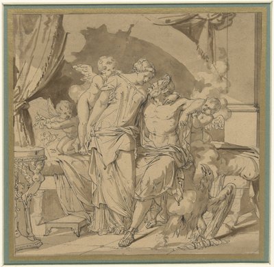 Jupiter and Juno Embracing by Jean Francois Bosio