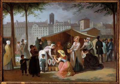 The Flower Walk by Jean Francois Demay