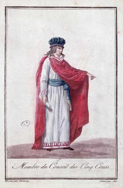 Member of the Council of the Five Hundred during the Directoire Period by Jean Francois Garneray