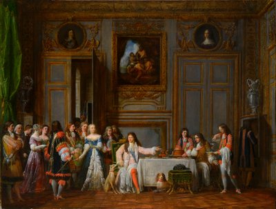 Molière Honored by Louis XIV by Jean Francois Garneray