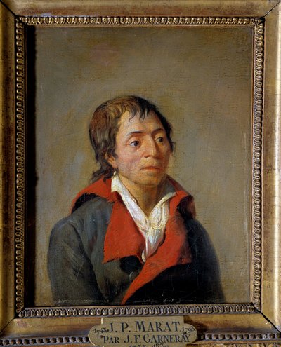 Portrait of Jean-Paul Marat by Jean Francois Garneray