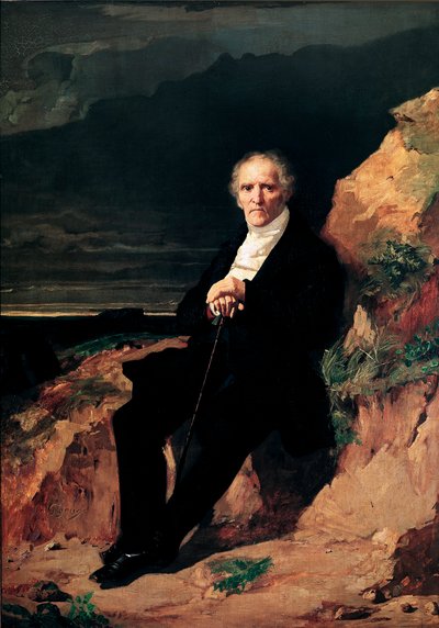 Portrait of Charles Fourier by Jean Francois Gigoux