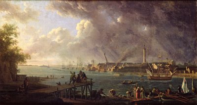 View of the Port of Lorient by Jean Francois Hue