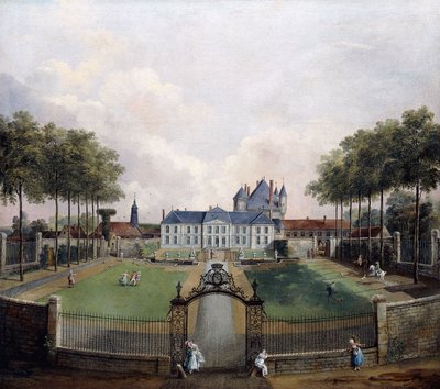 Views of the Chateau de Mousseaux and its Gardens by Jean Francois Hue