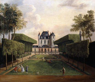 Views of the Chateau de Mousseaux and Its Gardens by Jean Francois Hue