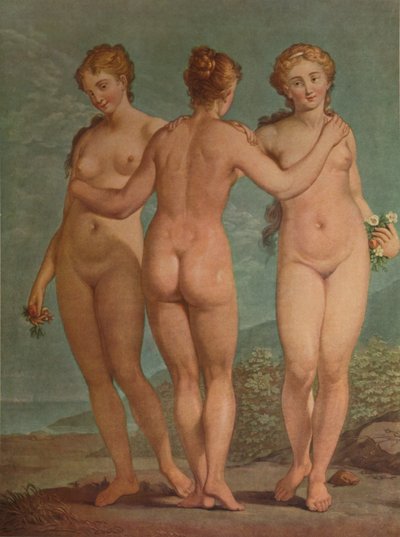 Les Trois Graces by Jean Francois Janinet