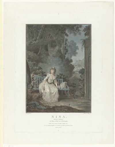 Portrait of Madame Dugazon by Jean Francois Janinet