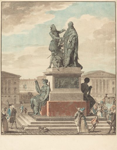 Project of a Monument to be Erected for the King by Jean Francois Janinet