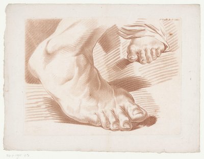 Two Feet (Compositions with Parts of the Human Body) by Jean Francois Janinet