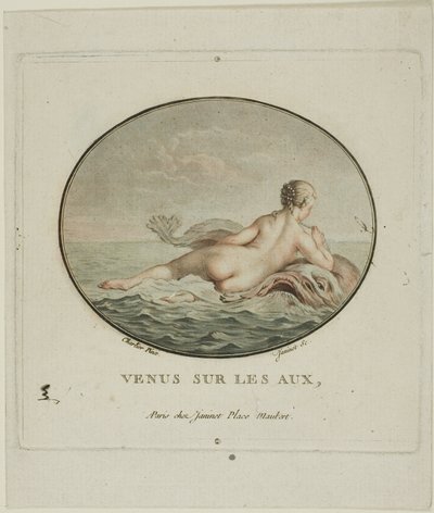Venus on the Waters by Jean Francois Janinet