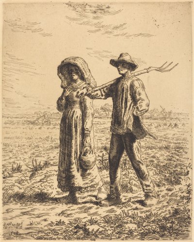 Departure for Work by Jean Francois Millet