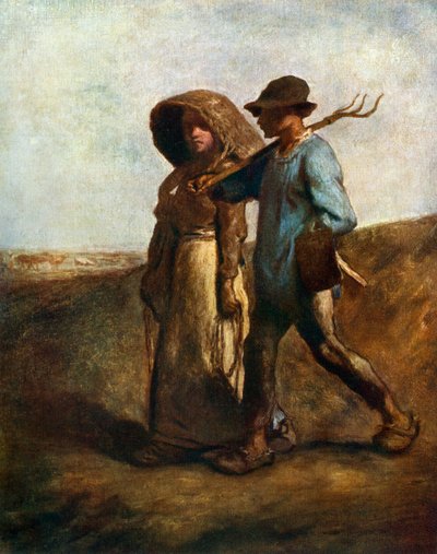 Going to Work by Jean Francois Millet