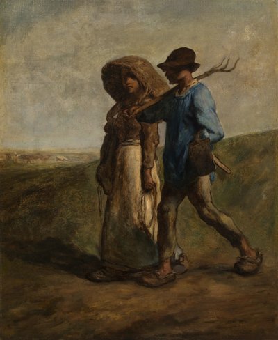 Going to Work, c.1850-51 by Jean Francois Millet