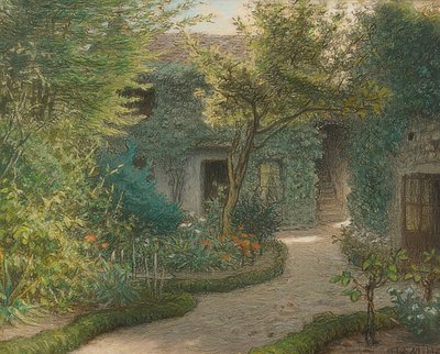House of Théodore Rousseau in Barbizon by Jean Francois Millet