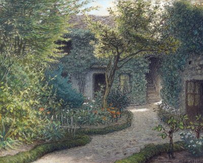 House of Theodore Rousseau in Barbizon by Jean Francois Millet