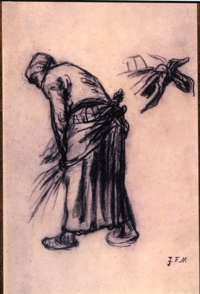 Study of a Gleaner by Jean Francois Millet