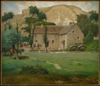 The Farm House by Jean Francois Millet