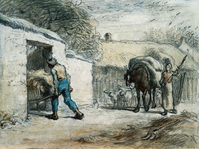 The Return from the Field by Jean Francois Millet