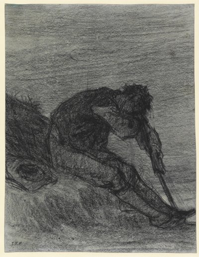 The Tired Haymaker by Jean Francois Millet