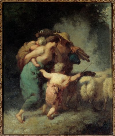 The Return of the Herd by Jean Francois Millet