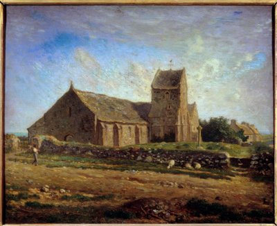 View of the Church of Greville by Jean Francois Millet