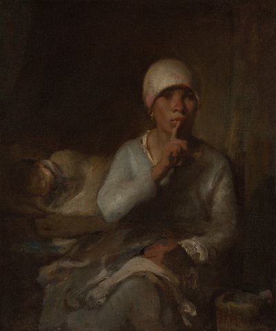Woman and Child (Silence) by Jean Francois Millet
