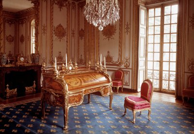 Louis XV Style: Office with Cylinders of the Interior Cabinet of Louis XV by Jean Francois Oeben