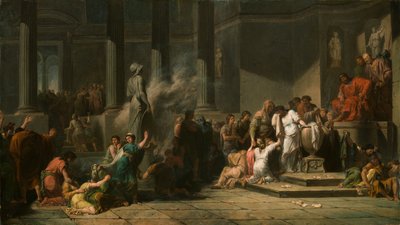 Athenian Girls Drawing Lots by Jean François Pierre Peyron