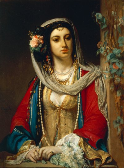 Jewish woman from Cairo by Jean Francois Portaels