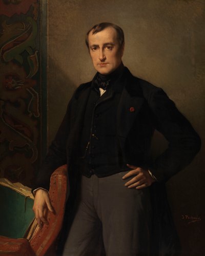 The Painter Paul Delaroche by Jean Francois Portaels