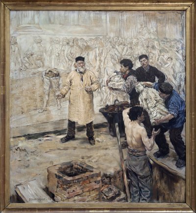 At the Skater by Jean Francois Raffaelli