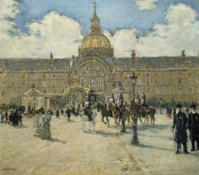 Hotel des Invalides by Jean Francois Raffaelli