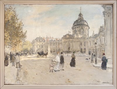 Institut de France in Paris around 1898 by Jean Francois Raffaelli