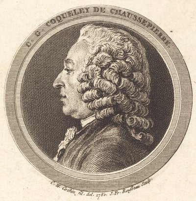Charles-Georges Coqueley de Chaussepierre by Jean Francois Rousseau after Charles Nicolas Cochin II