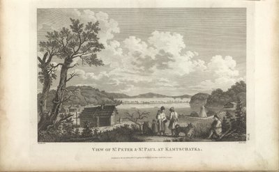 View of the Petropavlovsk Harbor by Jean Francois de Galaup La Perouse