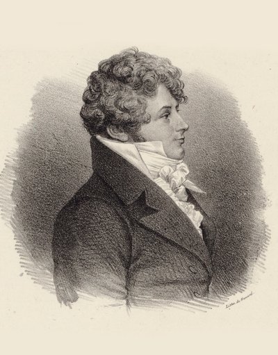 Portrait of pianist and composer Daniel Steibelt by Jean François Benard