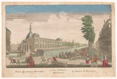 View of the Stock Exchange in Rotterdam by Jean François Daumont