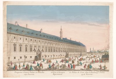 View of an Imperial Palace in a Suburb of Vienna by Jean François Daumont