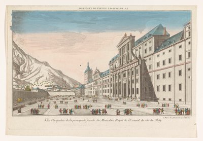 View of the El Escorial Monastery Complex Near Madrid from the South Side by Jean François Daumont