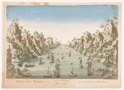 View of the great lake in Hanoi by Jean François Daumont