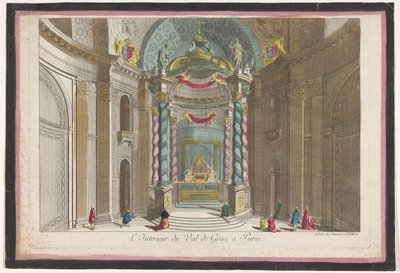 View of the Interior of the Val-de-Grâce Church in Paris by Jean François Daumont
