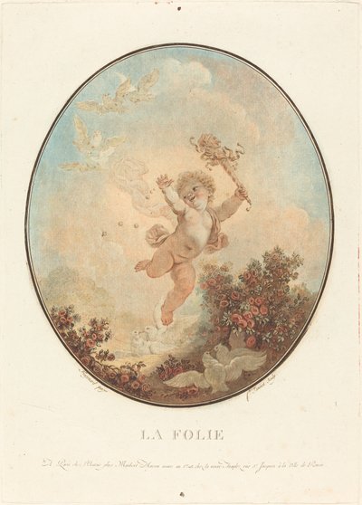 Madness by Jean François Janinet after Jean Honoré Fragonard
