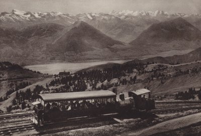 At Station Rigi Kulm by Jean Gaberell