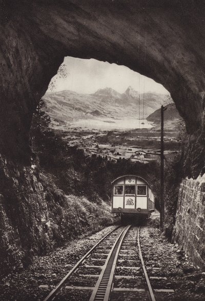 Electric Arth Rigi Railway by Jean Gaberell