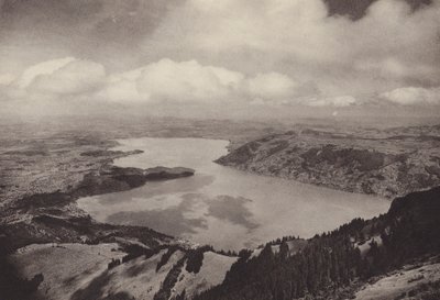 Rigi Kulm, View of Lake Zug by Jean Gaberell